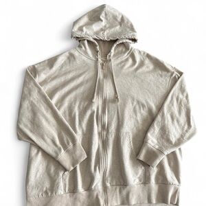 Women’s Terra Sky Cream
Thick Zip Up Hoodie Jacket